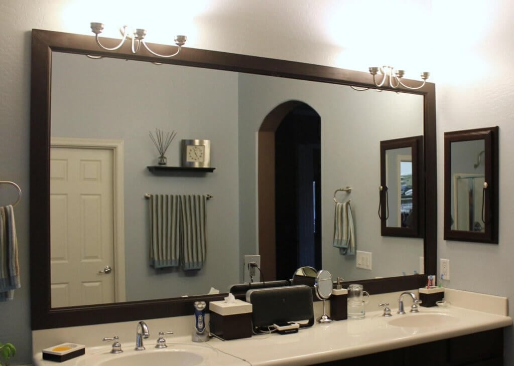 Big Wooden Framed Mirrors