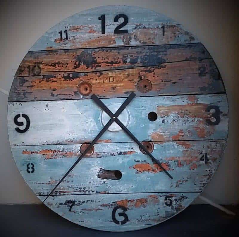 Cable Drum End Clock