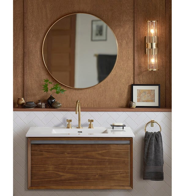 Framed Minimalist Mirrors for bathroom
