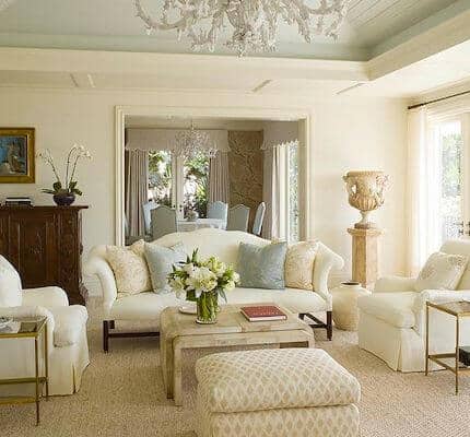 Ivory and Cream living room
