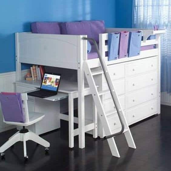 Kids Storage Beds with Desks