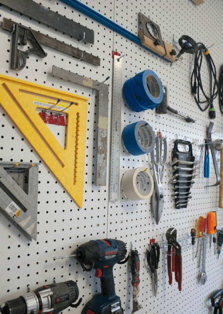Pegboard Ideas for Tools