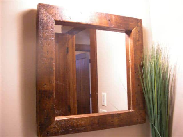 Pine Framed Mirrors for bathroom