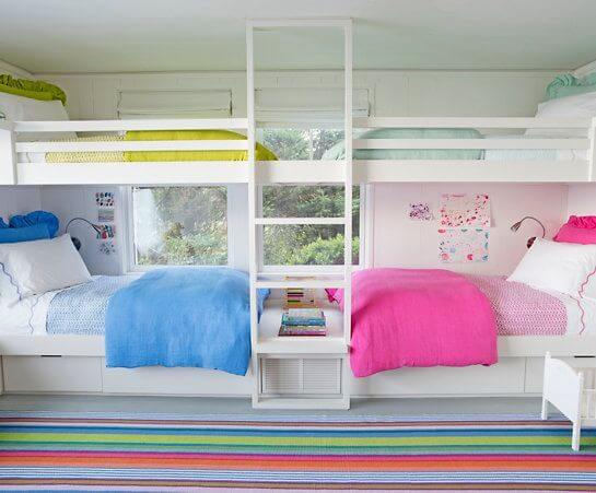 Solid color furniture for kids room