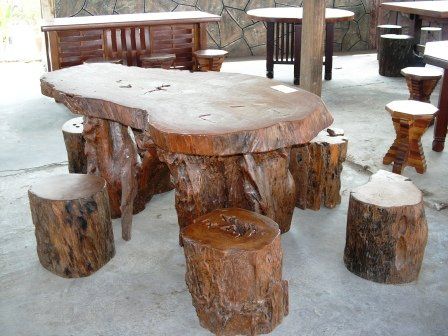 big log rustic minimalist