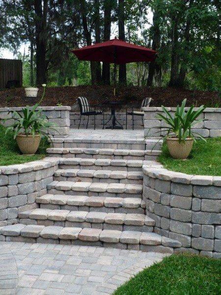 retaining walls steps