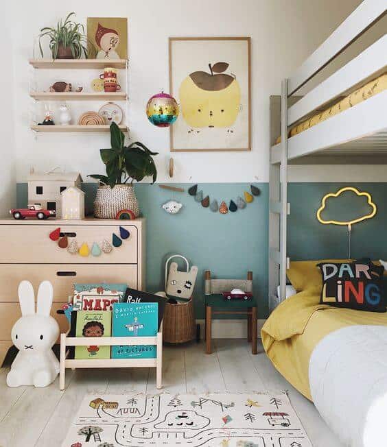 shaded drawers for kids room