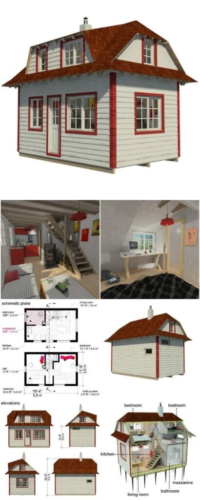 tiny house plan idea