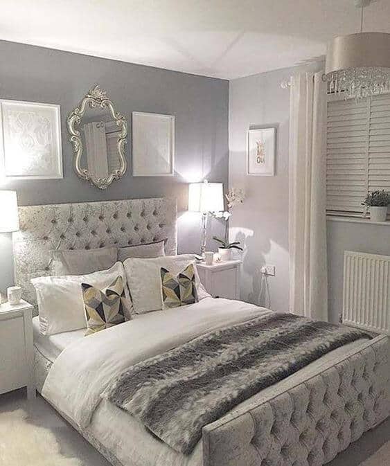 two tone grey bedroom ideas