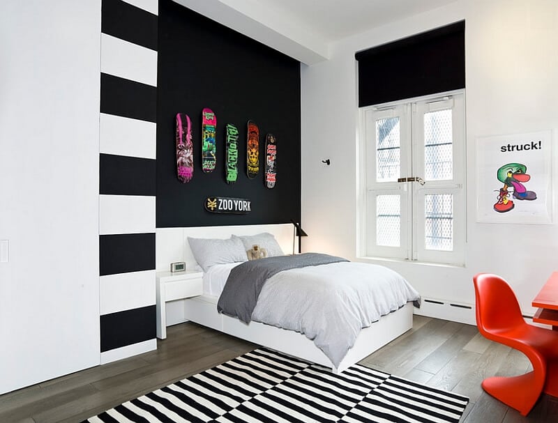 Bold Wall Designs for Teen Rooms
