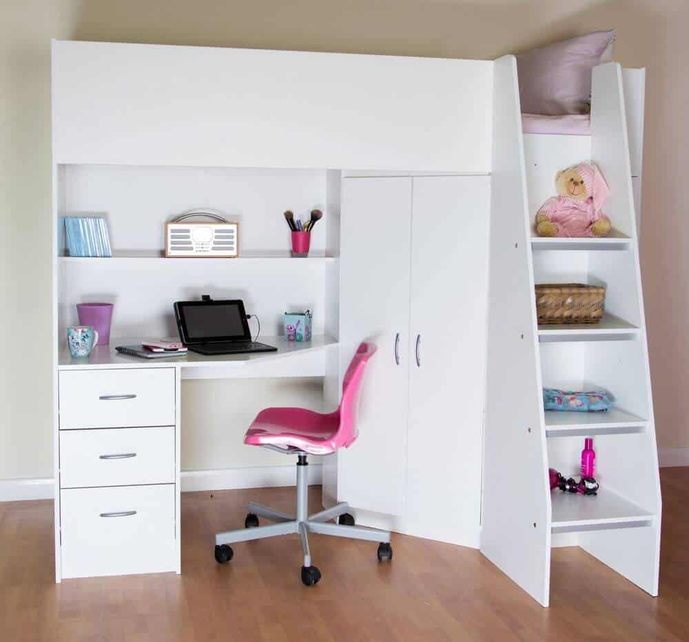 Cabin Beds for kids with Shelves