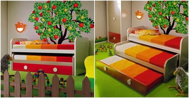 Pull out third beds for kids