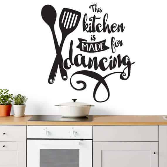 This kitchen is made for dancing sticker 