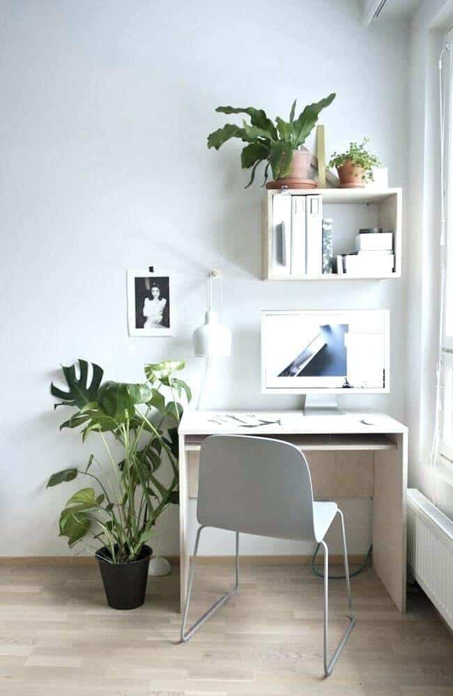 grey corner office ideas