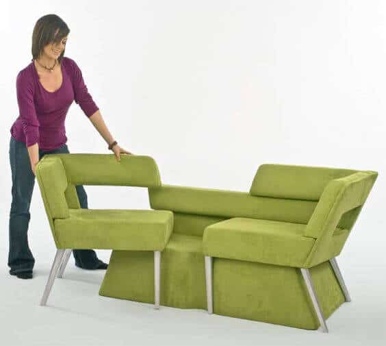 Foldaway seating for living room