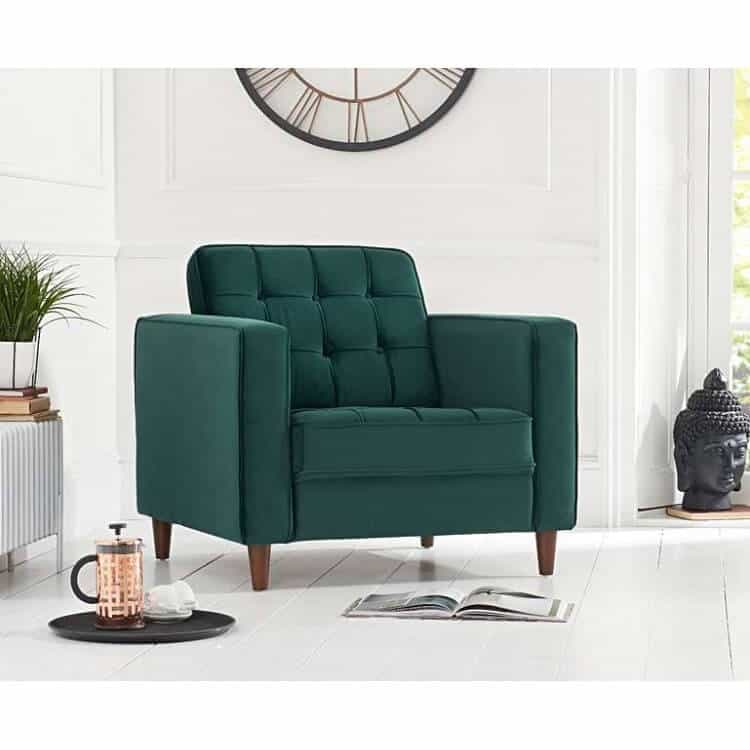 Green Velvet furniture