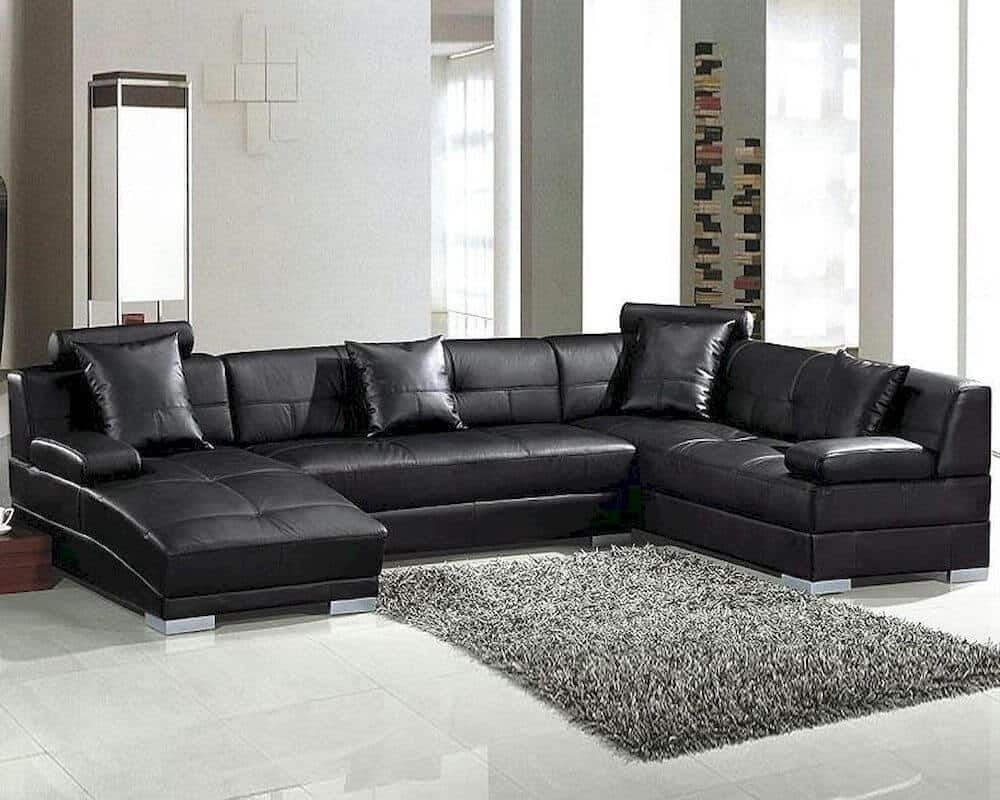 black-modern-leather-sofa