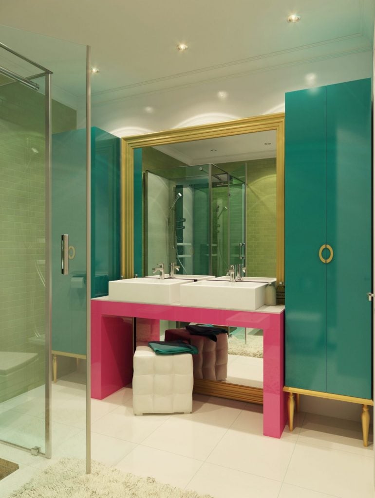 Colorful Bathroom